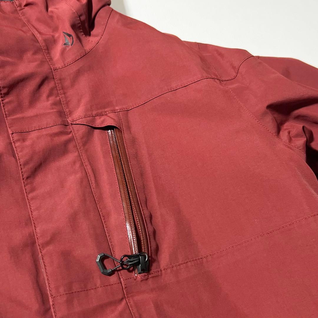 3393【美品】ボルコム　ジャケット ゴアテックス 無地　スノボウェア メンズ
