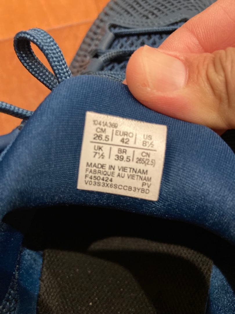 ASICS テニスシューズ ネイビー 26.5