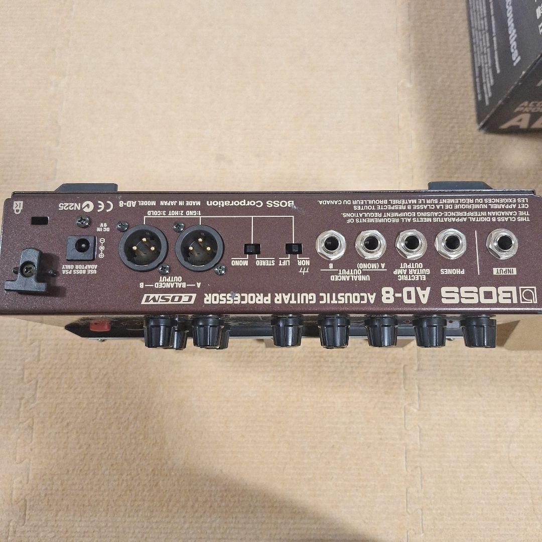 ■BOSS AD-8■ステージ用アコースティック・ギター・プロセッサー■元箱付■