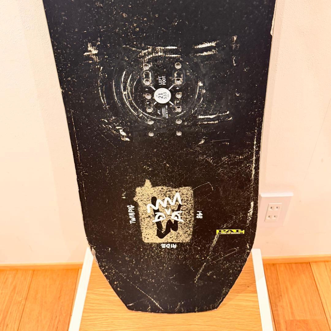 19-20 RIDE TWINPIG 148ライド ツインピグ スノーボード