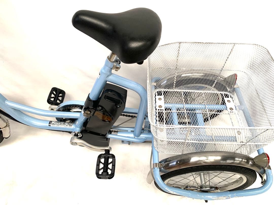 【即乘】送料無料 電動アシスト三輪自転車 10Ah 20-16インチ動作確認済