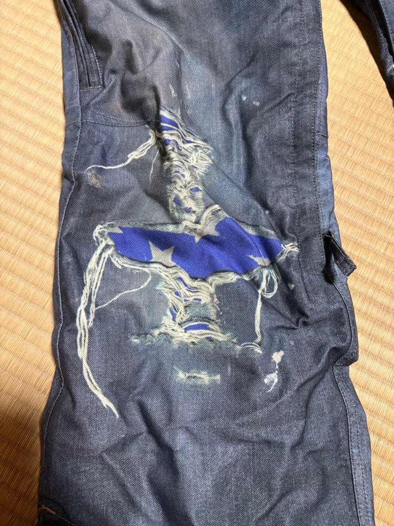 686 55 diesel コラボ　M ダメージ加工　スノーボード　パンツ