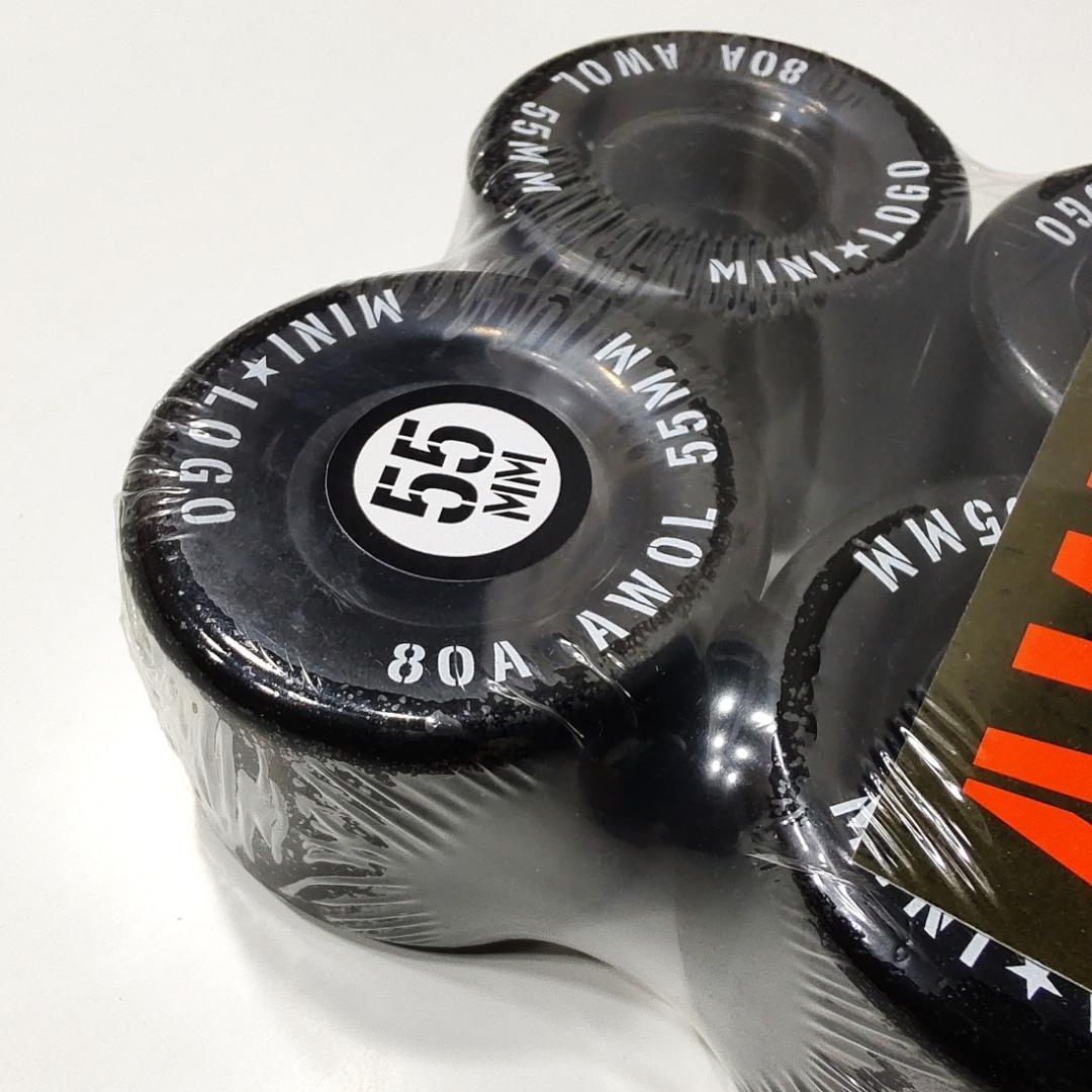 ミニロゴ MINI-LOGO WHEEL AWOL 80A 55mm BLACK
