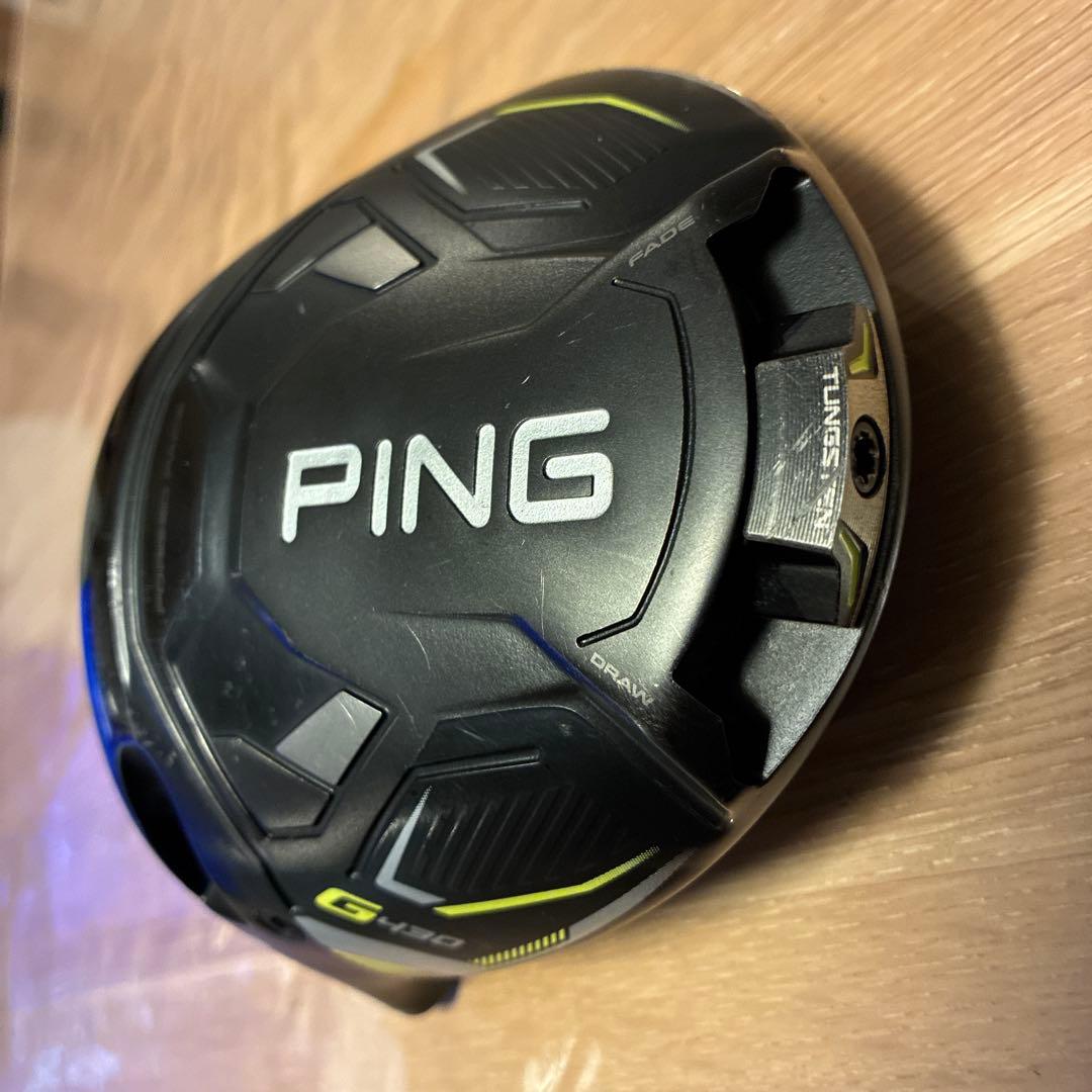 レア PING(ピン）G430 LSTレフティ　9度　ヘッドカバーあり