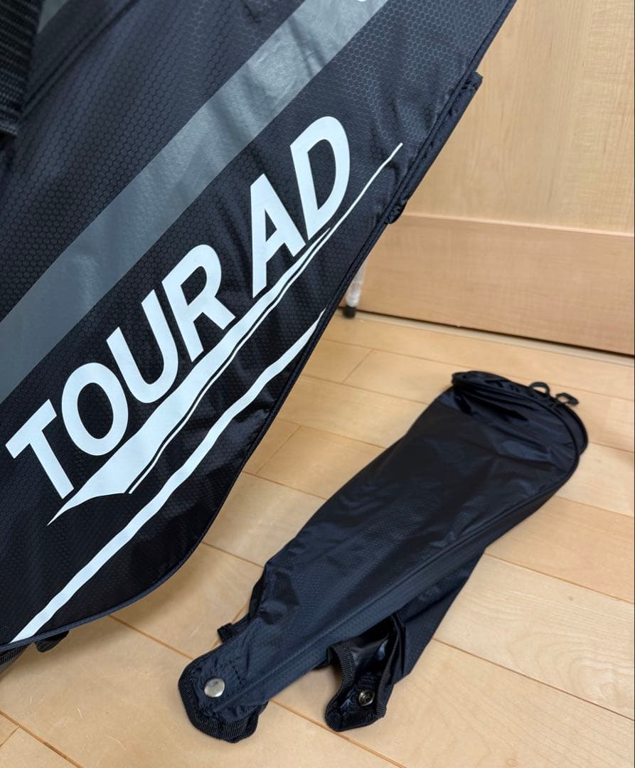 新品★ツアーAD★スタンドキャディバッグ★ツアー支給品★未使用★ゴルフバッグ★黒