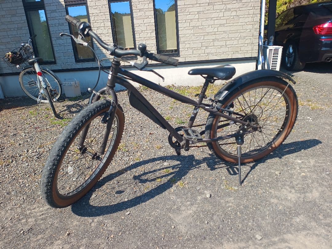 キッズサイクル ブラック　24インチ