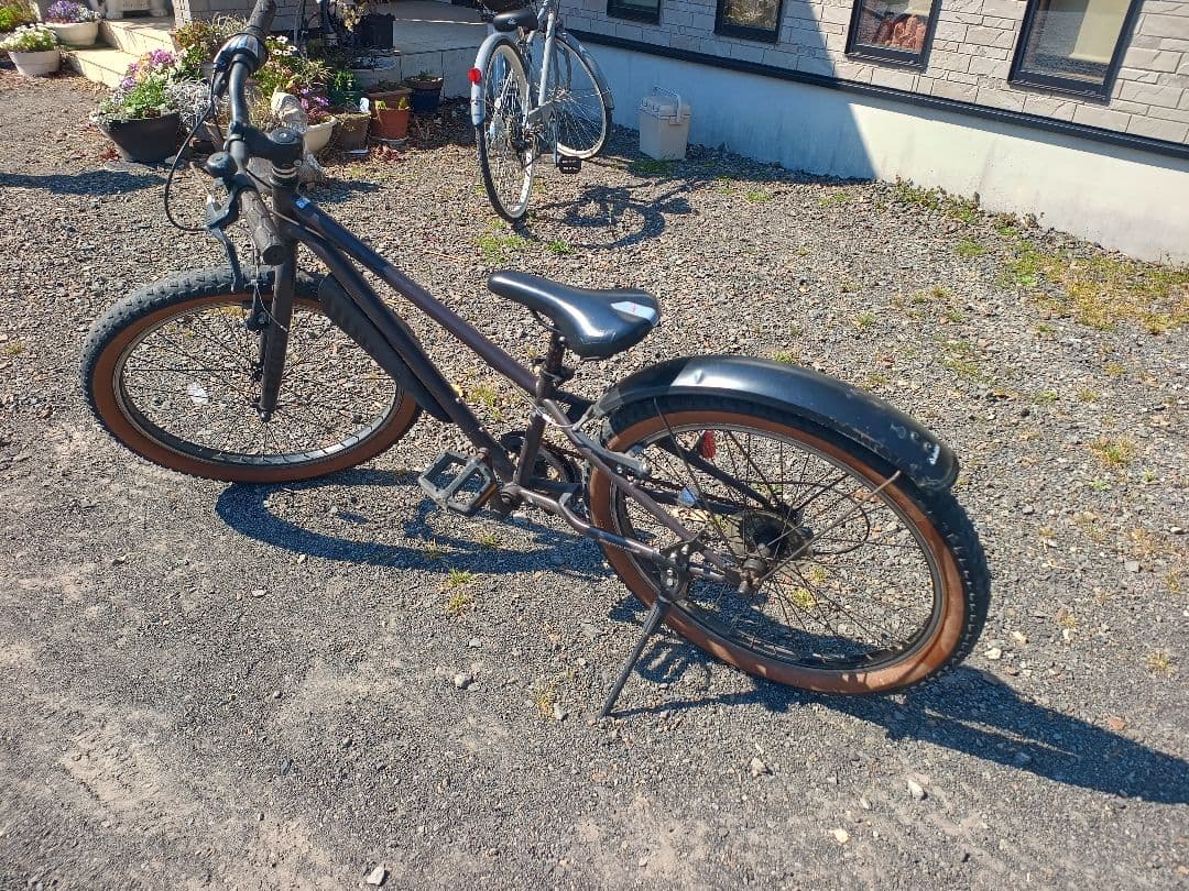 キッズサイクル ブラック　24インチ