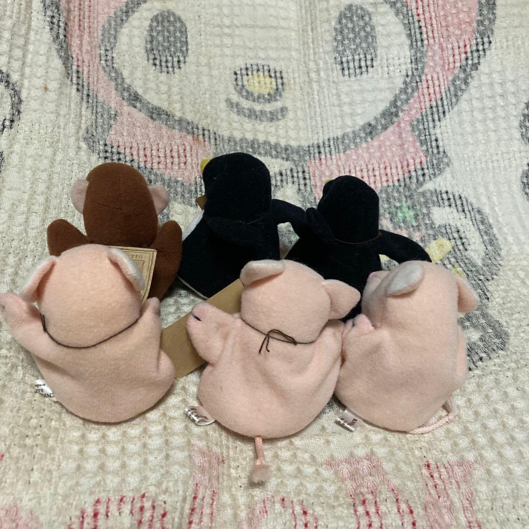 KNICK KNACK ニックナック お手玉 ぬいぐるみ　6コセット　中古品