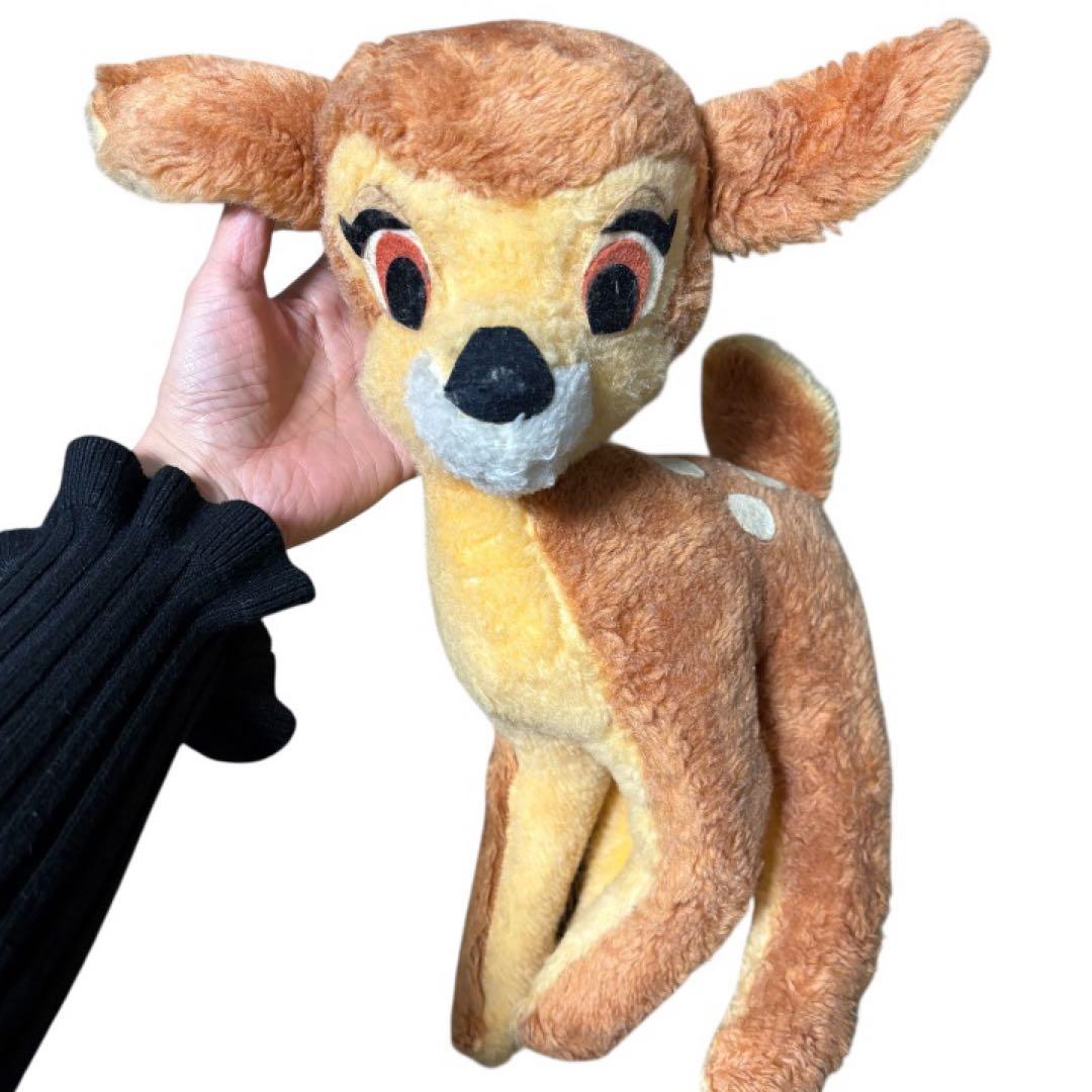 ウォルトディズニー バンビ レトロ ぬいぐるみ