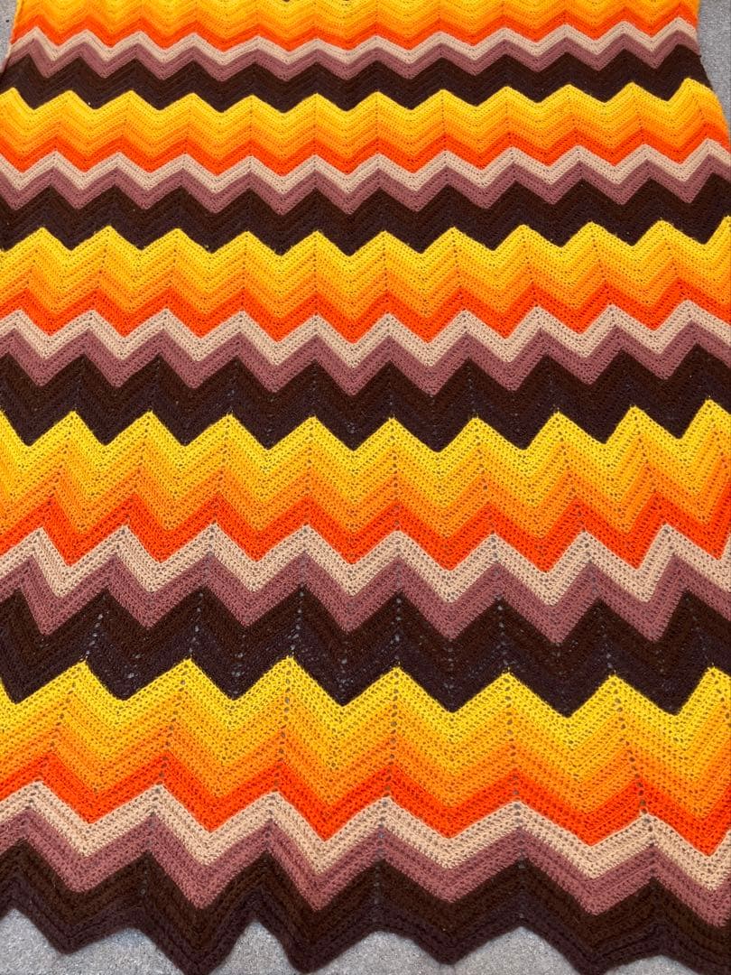 USED ジグザグ ブランケット