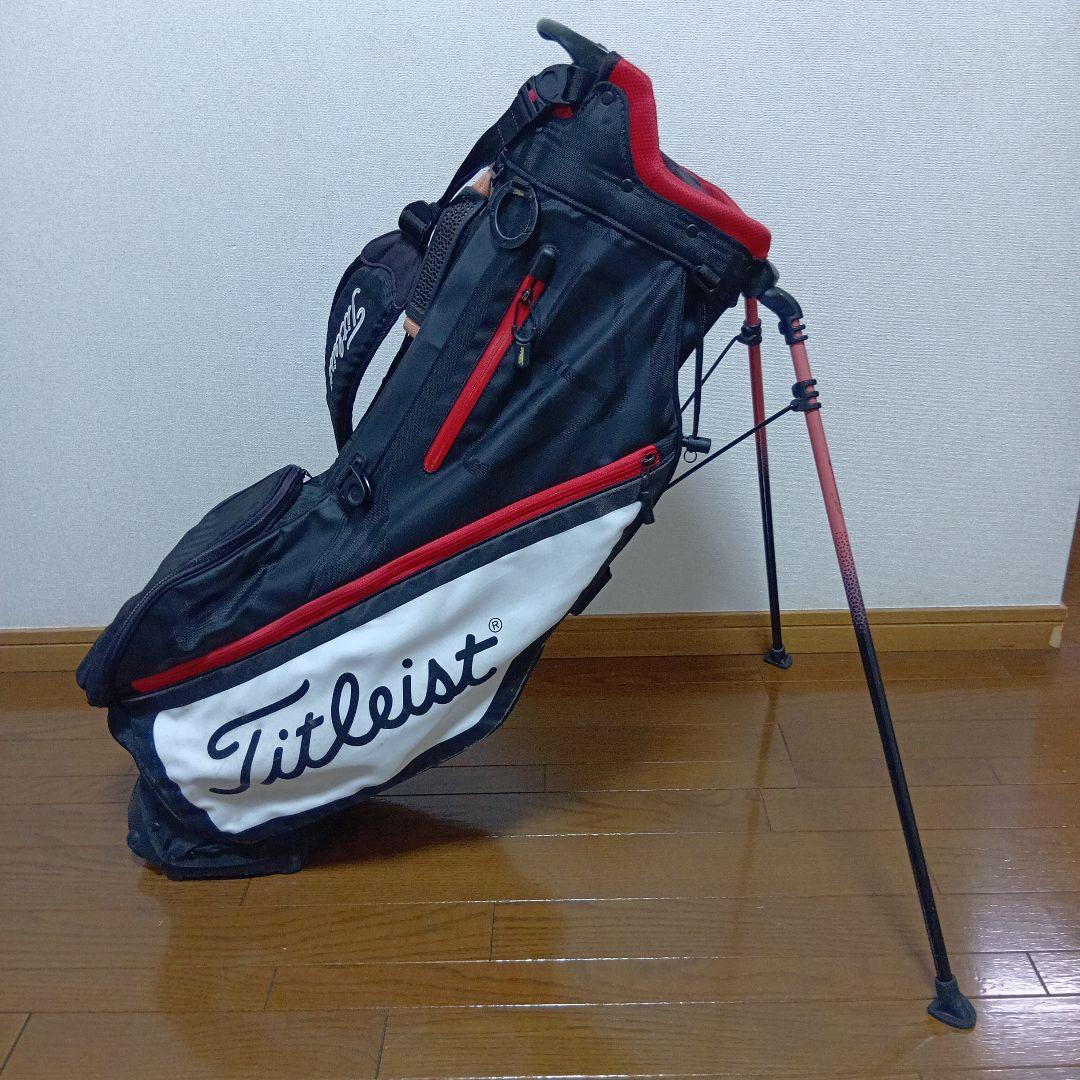 Titleist /タイトリスト/キャディバッグ 黒/赤