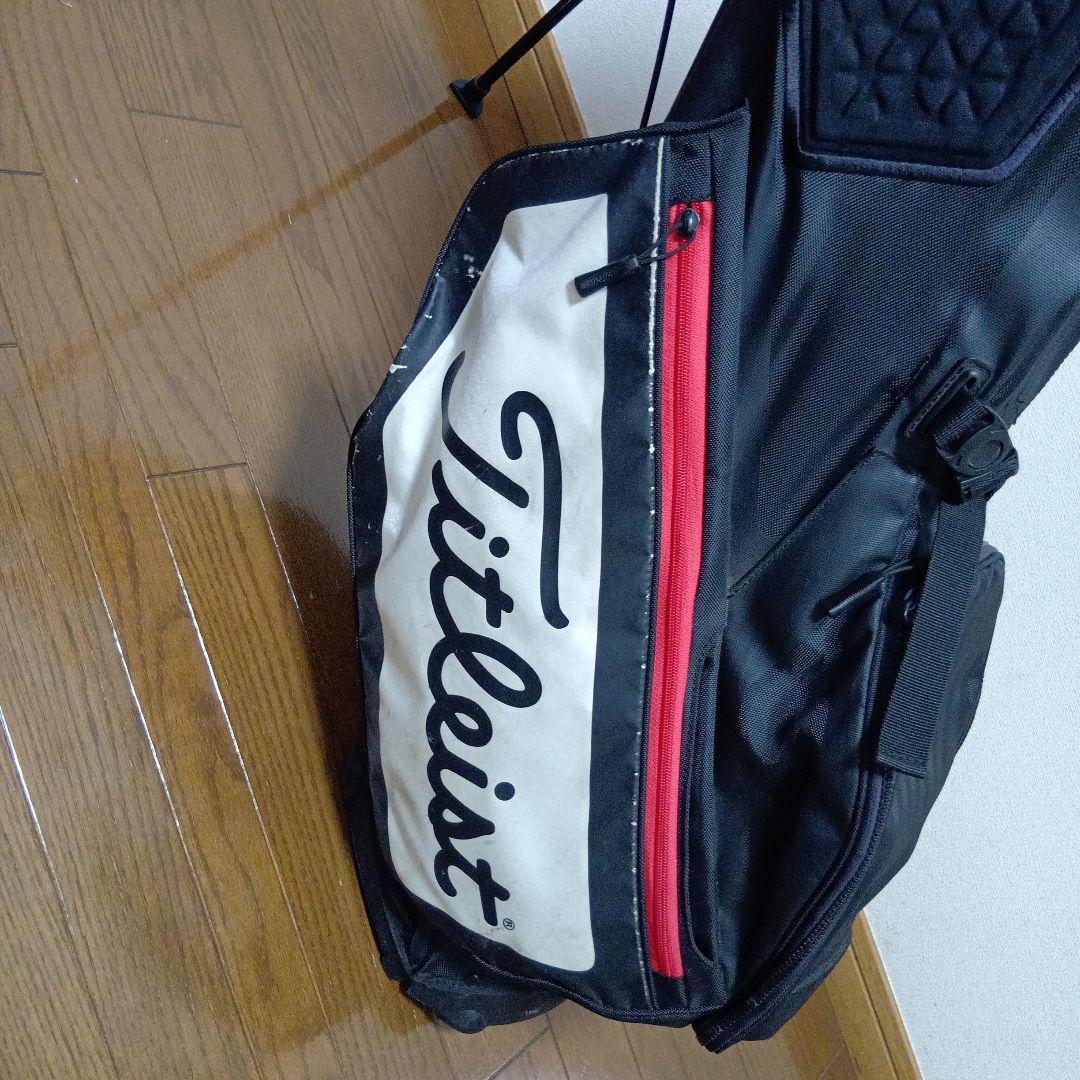 Titleist /タイトリスト/キャディバッグ 黒/赤
