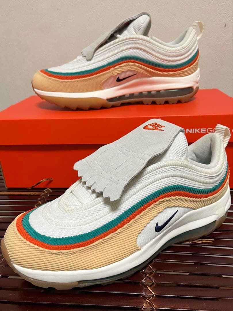 未使用新品AirMax97Golf NRG Celestial GoldUS10