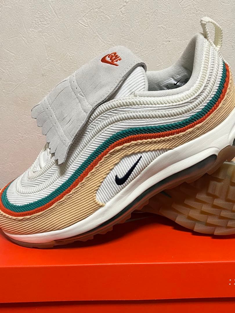 未使用新品AirMax97Golf NRG Celestial GoldUS10