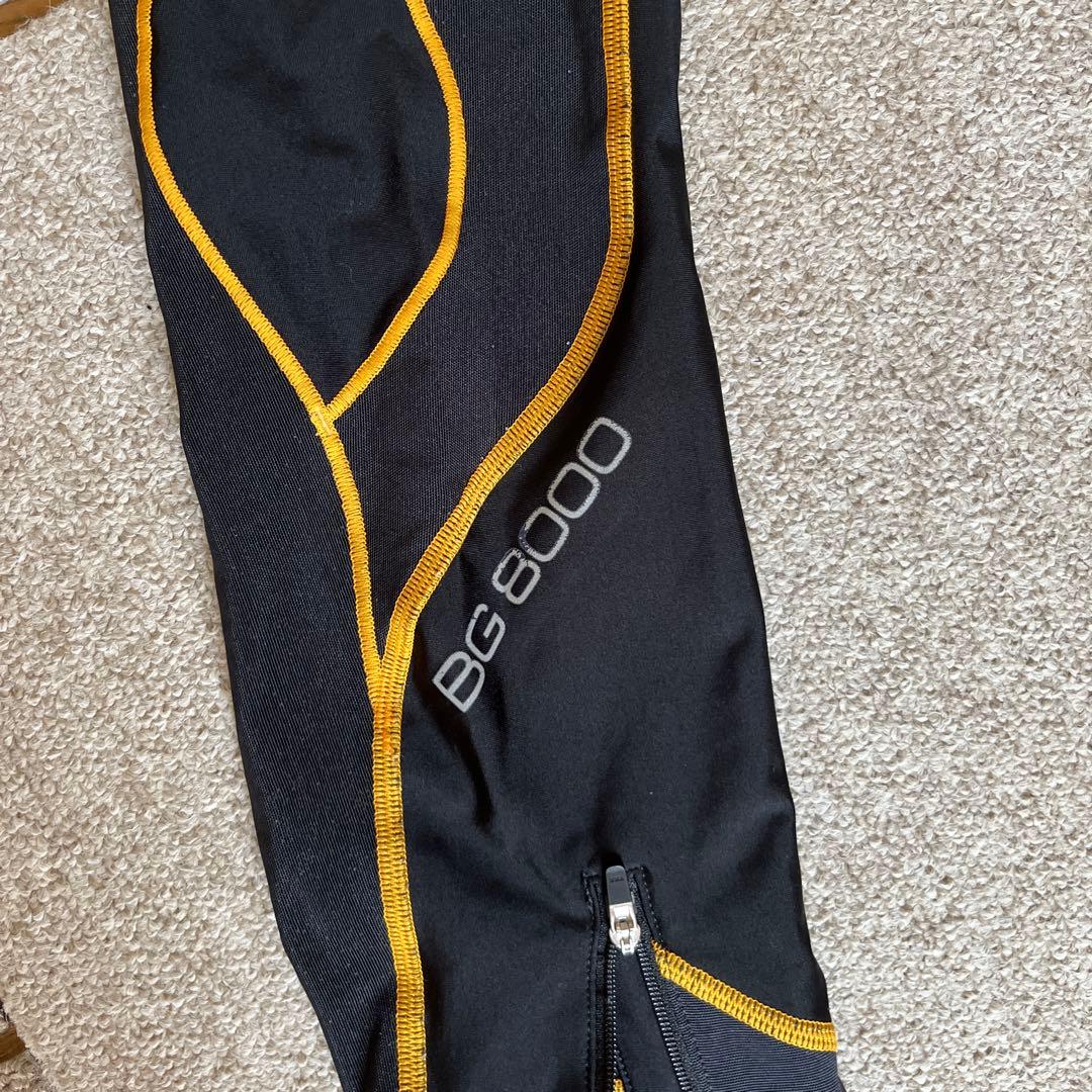 Mizuno BG8000 タイツ ブラック/オレンジ