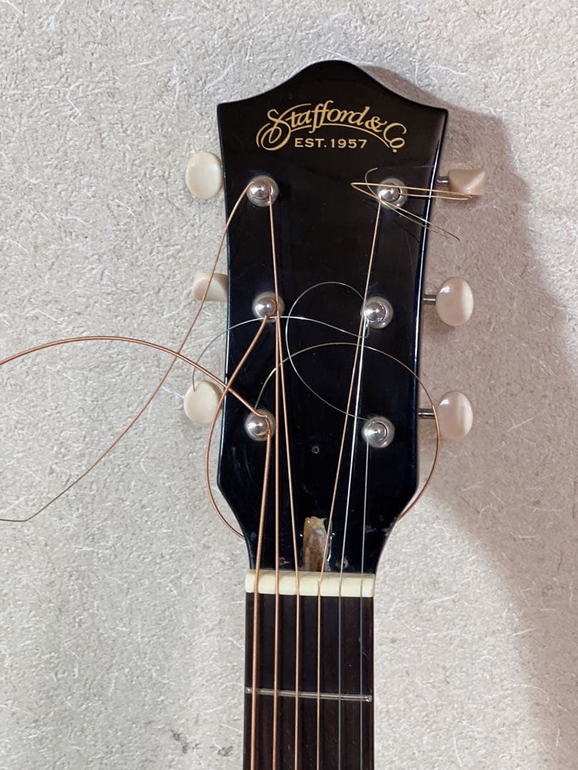 Stafford SLG-360E-BLKアコースティックエレクトリックギター