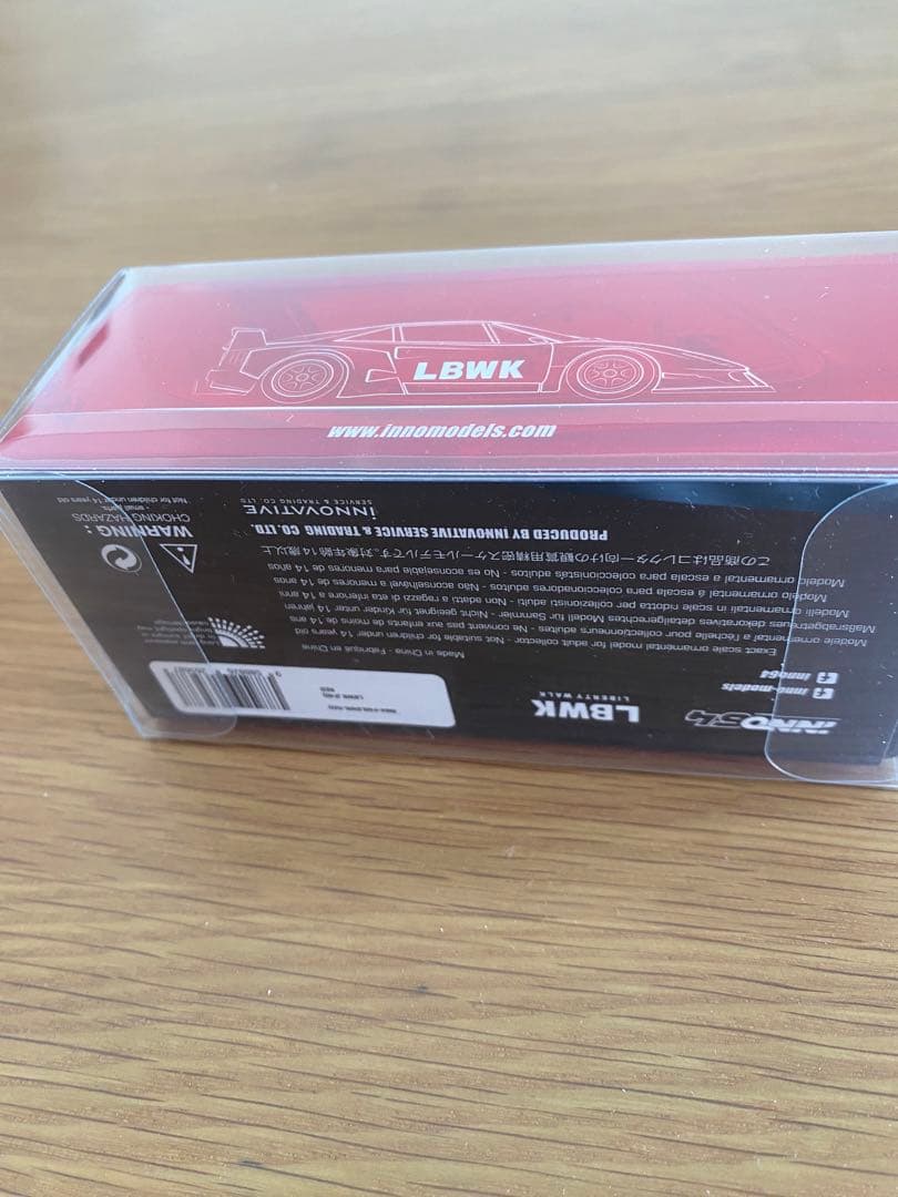 1/64 Inno Ferrari LBWK F40 Red クリアケース入