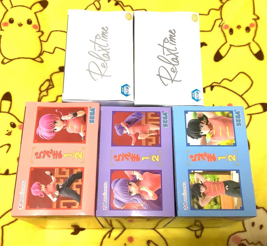 新品未開封！らんま1/2プライズフィギュア5個セット！