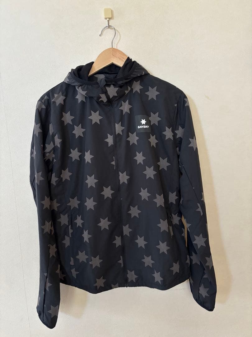 Saysky ランニングジャケット　XS 星　パーカー　セイスカイ