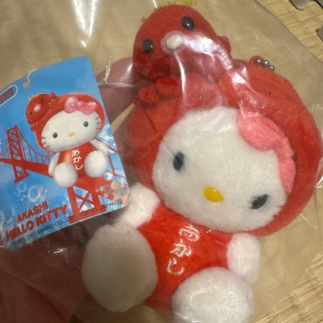 明石限定 タコ ご当地キティぬいぐるみ