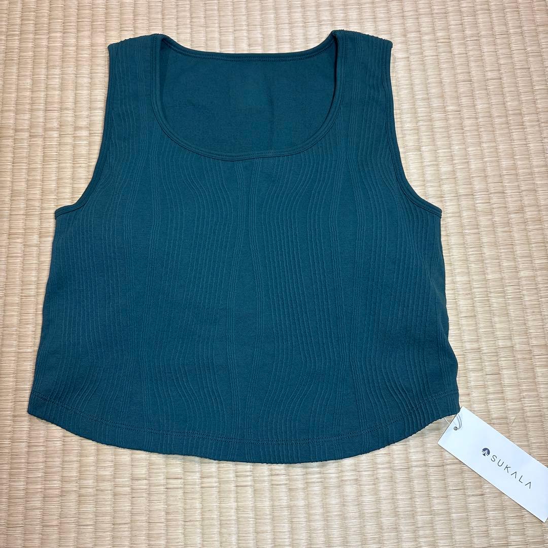 新品SUKALA リブ編みタンクトップ M サイズ
