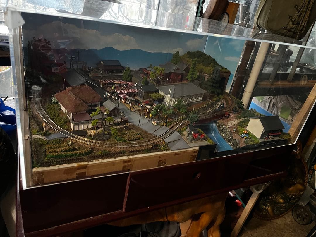Nゲージ 鉄道模型 鉄道模型 Nゲージジオラマ アクリルケース付き