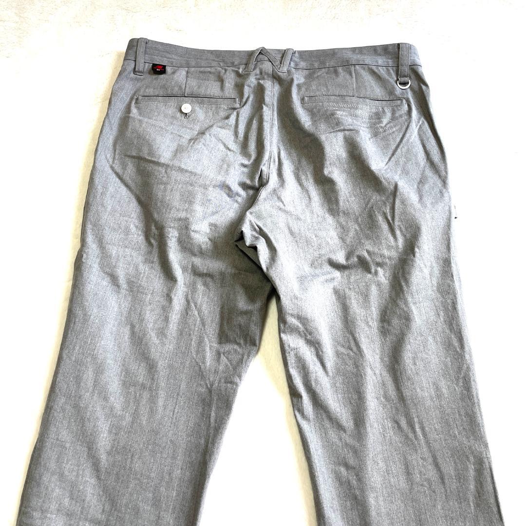 【フォロー割】 美品 ニューバランスゴルフ メンズパンツ グレー サイズ6