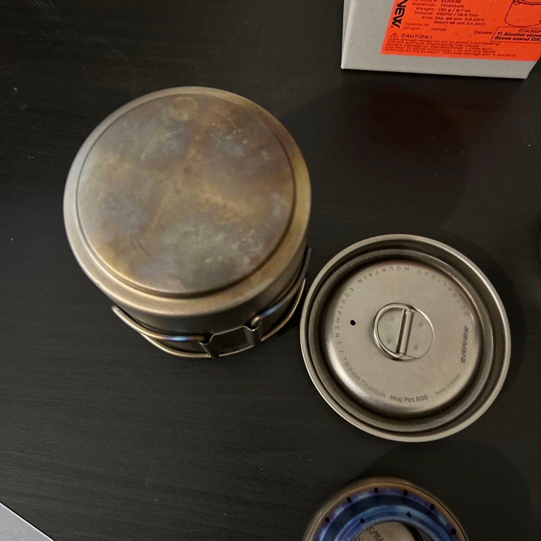 セールEVERNEW Ti Mug pot 500 ストーブセット ECA538