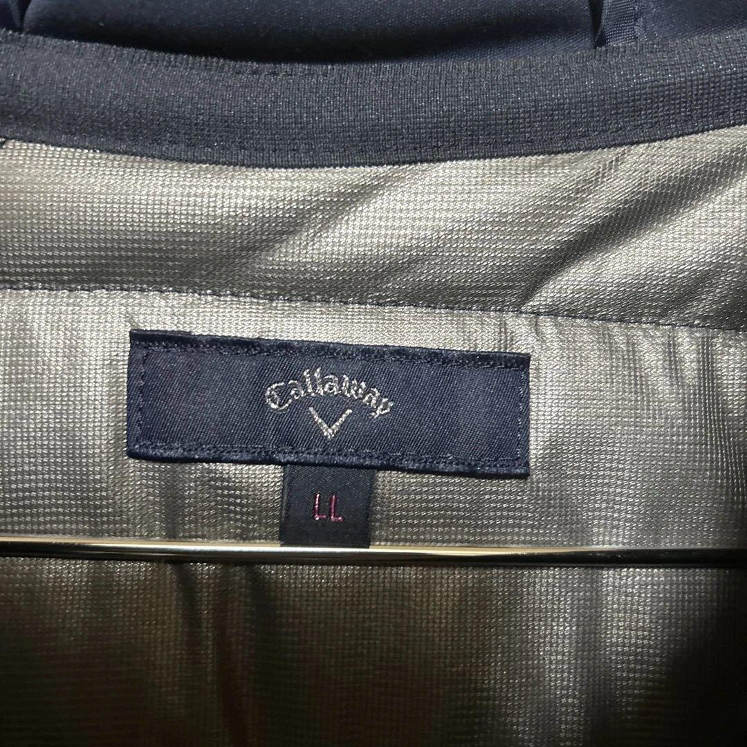 Callaway レディースジャケット ダークグリーン美品　チェック柄LLサイズ