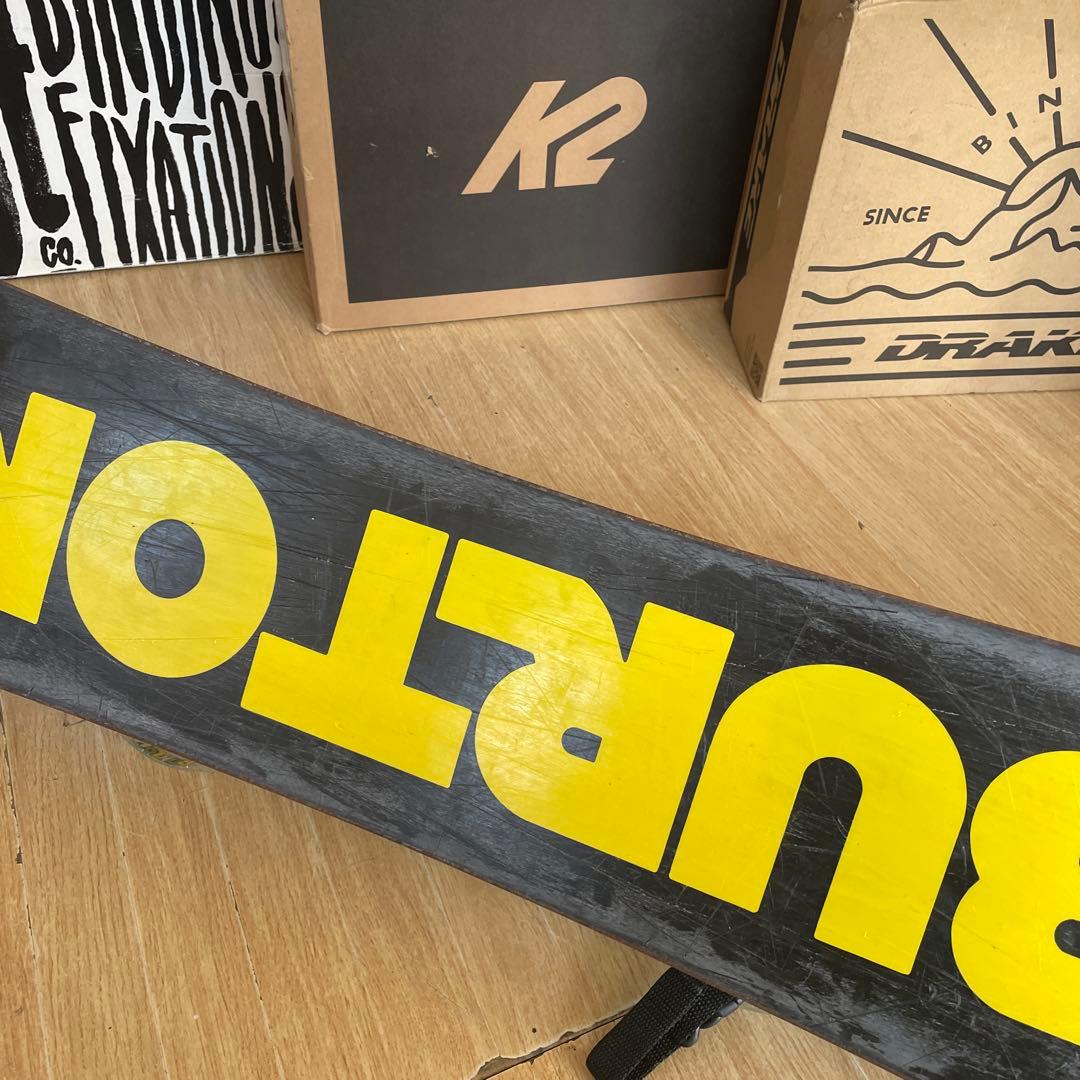 BURTON　キッズスノーボードセット　100cm　バートン　バイン付3点セット