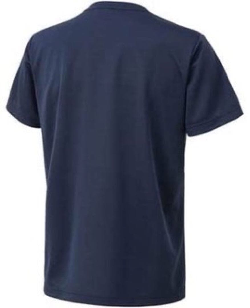 ルコックスポルティフ テニスウェア 半袖Tシャツ紺QTMQJA10 メンズL新品
