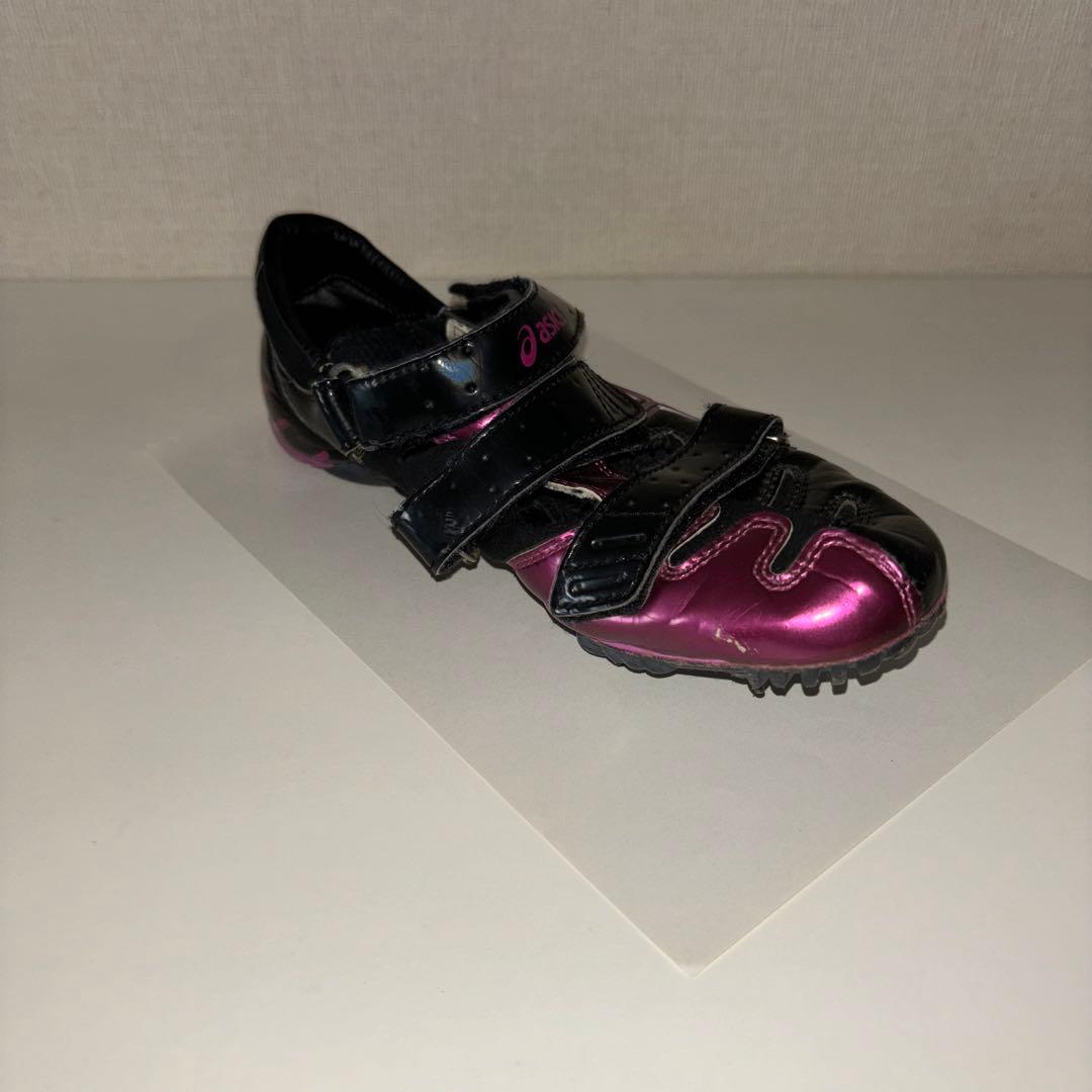アシックス CYBERBLADE 陸上スパイク 24cm 短距離 タータン用