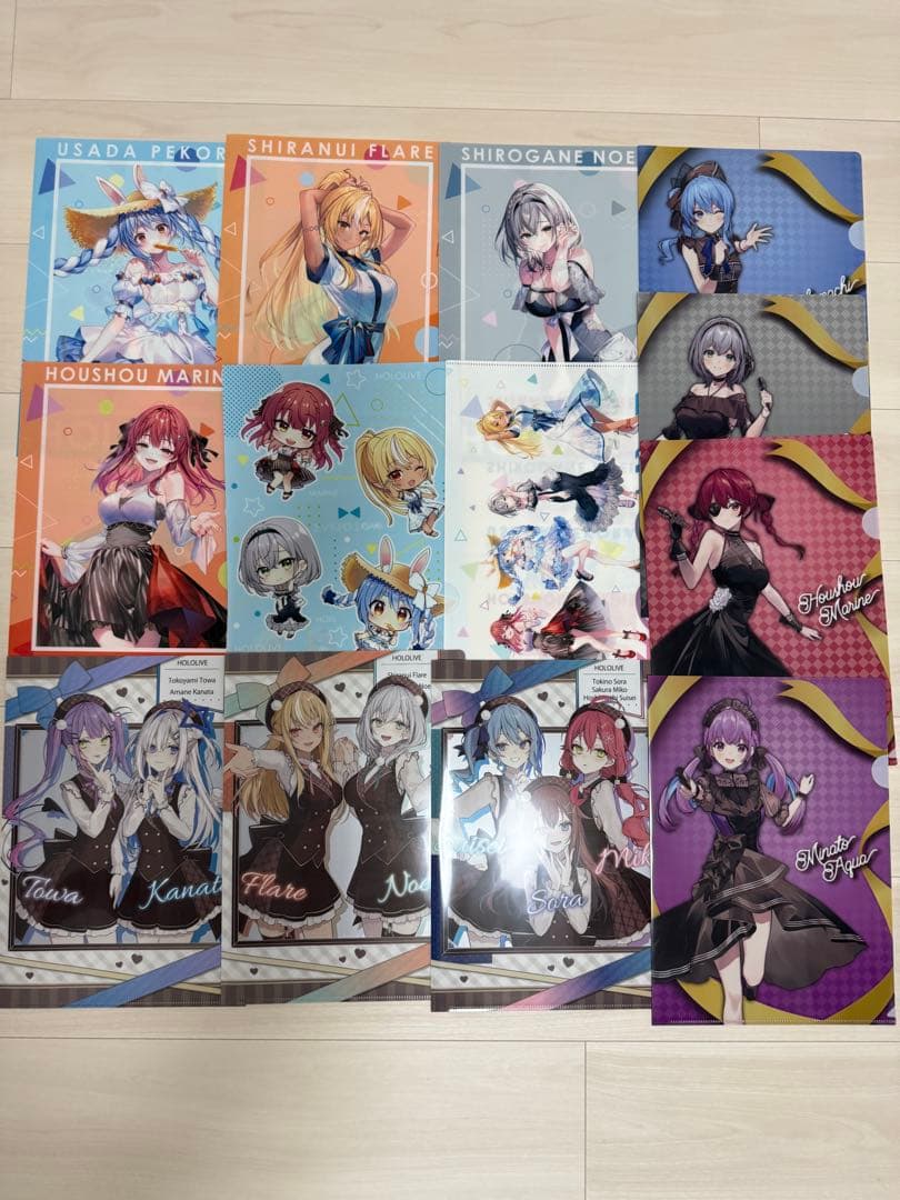 あ*る様 ホロライブ　クリアファイル　まとめ売り　星街すいせい　宝鐘マリン　白上