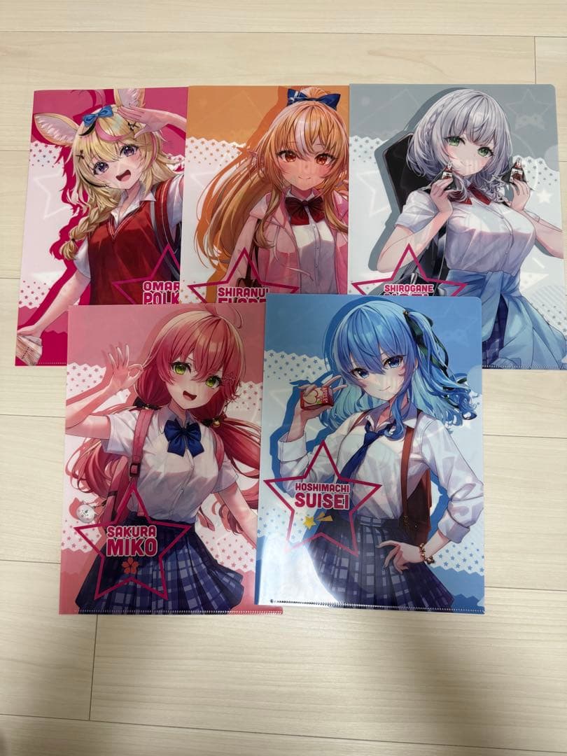 あ*る様 ホロライブ　クリアファイル　まとめ売り　星街すいせい　宝鐘マリン　白上