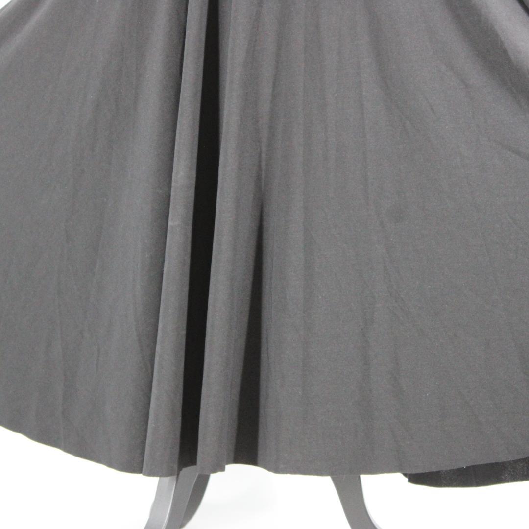 【美品 社交ダンス衣装】ワンピース ドレス leirena 黒 無地 シンプル