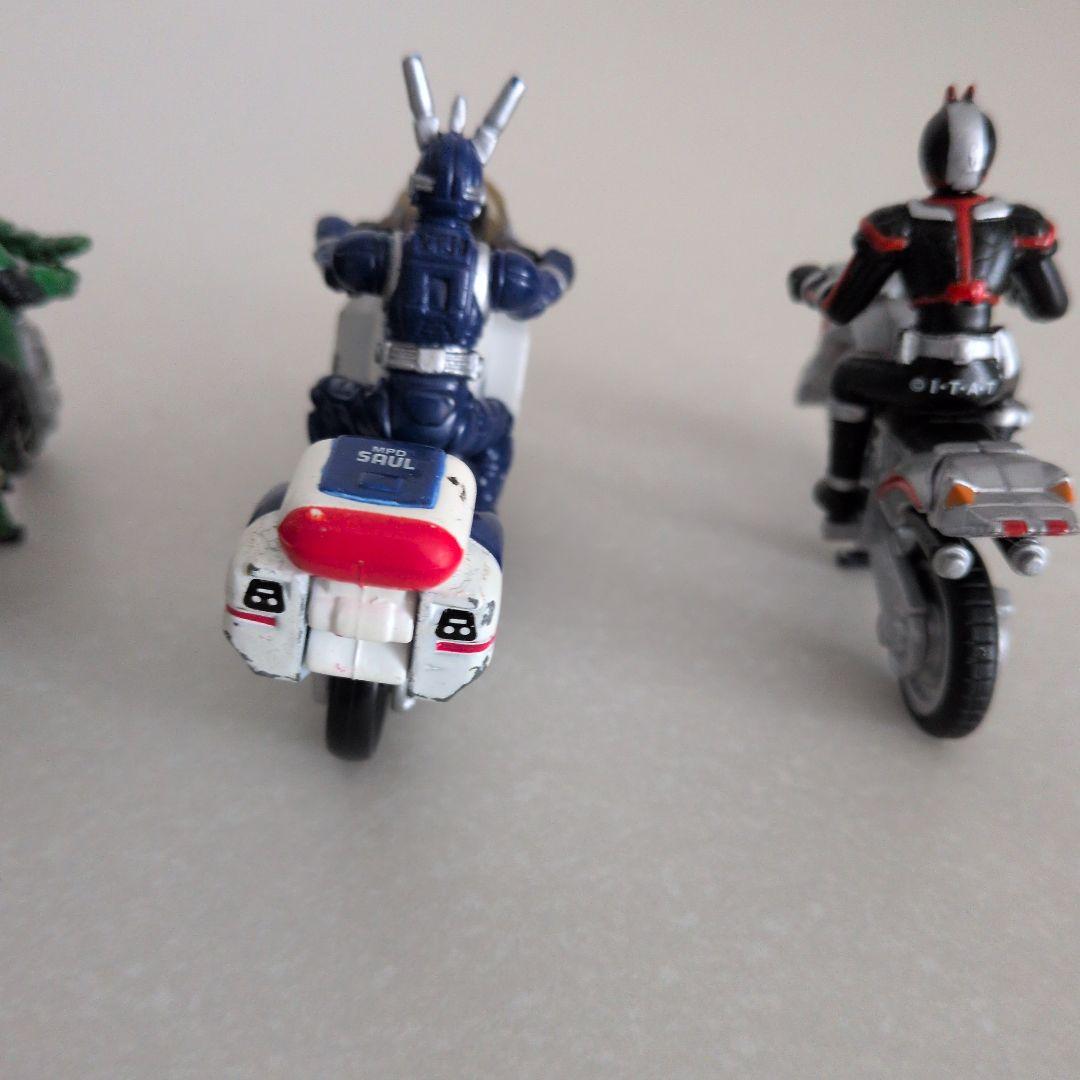 仮面ライダーキャラウィール バイク5体セット