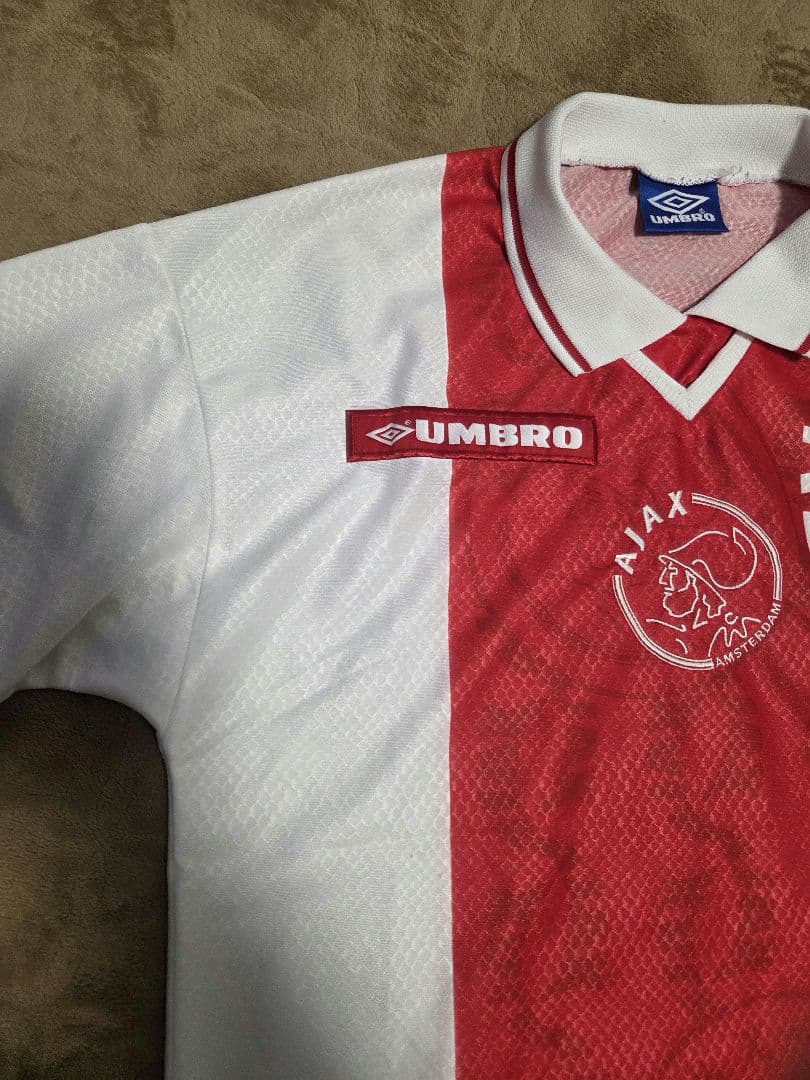 【正規品・超希少】AjaxUmbroアヤックスホームユニフォーム