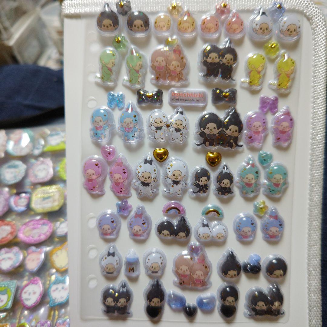 シール帳A5完成品11P!当時20000円相当！最近の正規品シール多数!