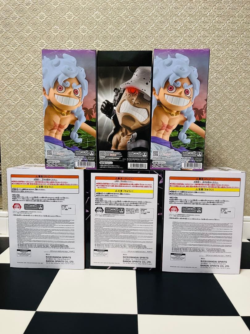 ワンピース フィギュア 6点セット ルフィ ギア5 エース ワーコレ プライズ