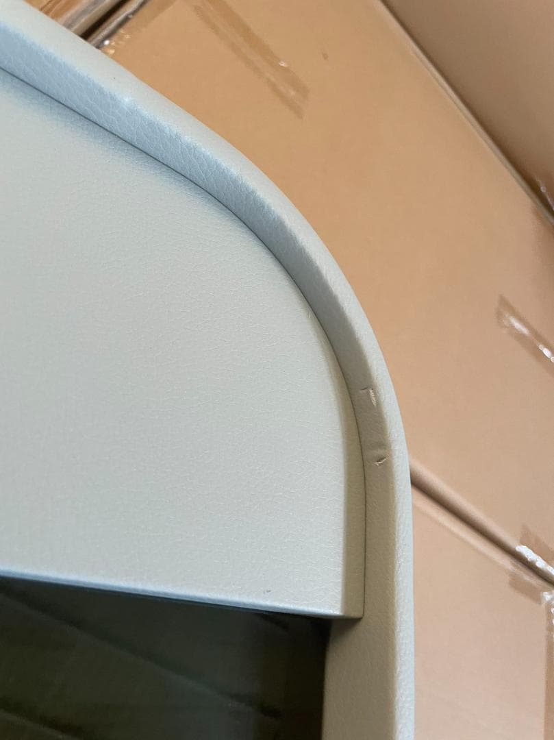 モダン グレー ドレッサー 鏡付き 訳あり品　写真をご確認 J207-02