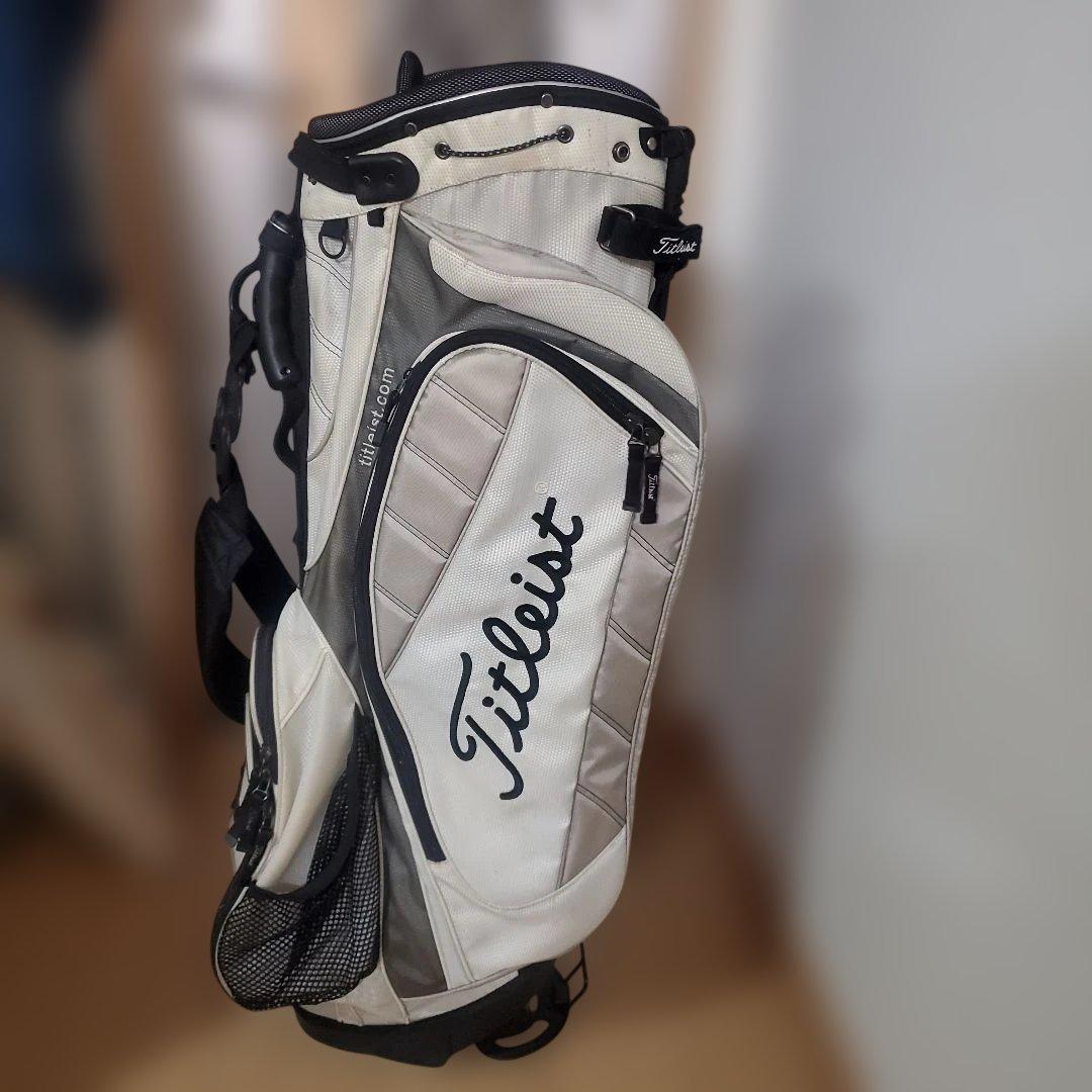 Titleist キャディバッグ ホワイト/グレー