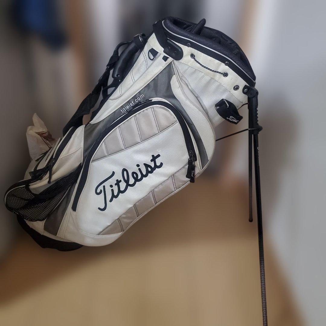 Titleist キャディバッグ ホワイト/グレー