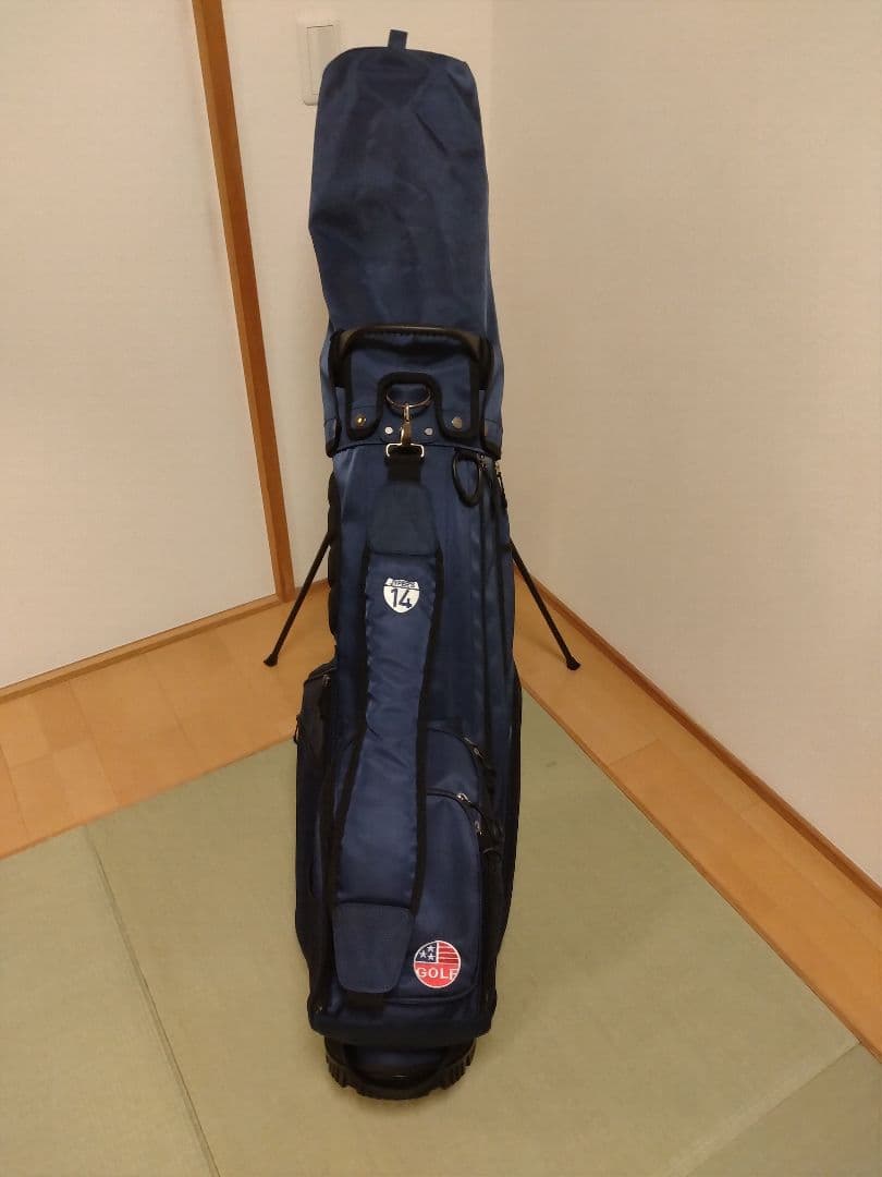 キャディーバッグ　スタンド式 14分割　軽量『中古・状態良好』