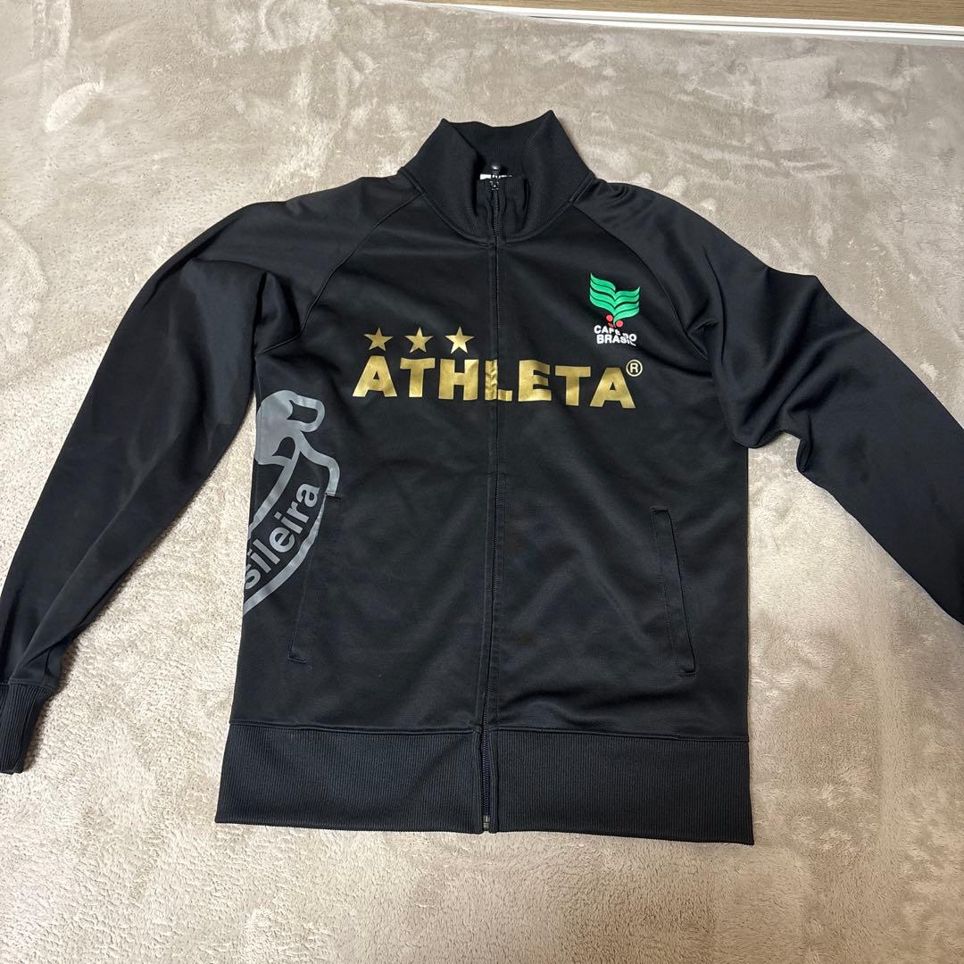 ATHLETA アスレタ　黒　ジャージ 上下セット　Mサイズ