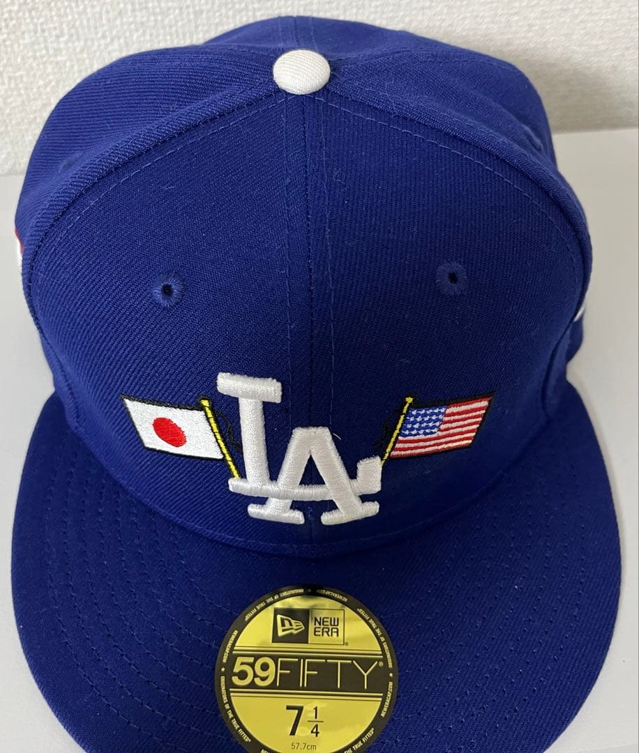 Newera ロサンゼルスドジャース ロイヤルフラッグ キャップ