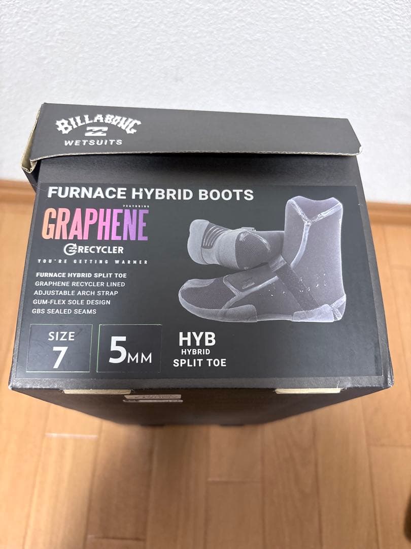 【新品】US7 5mmビラボン サーフブーツ