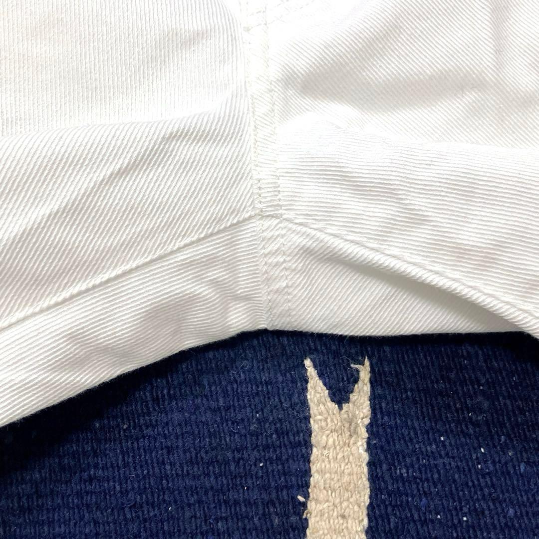 PEARLY GATES GOLF デニムパンツ　4 ストレッチ　白　ロゴ刺繍