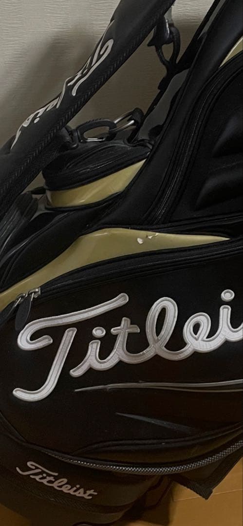 Titleist キャディバッグ 黒/金