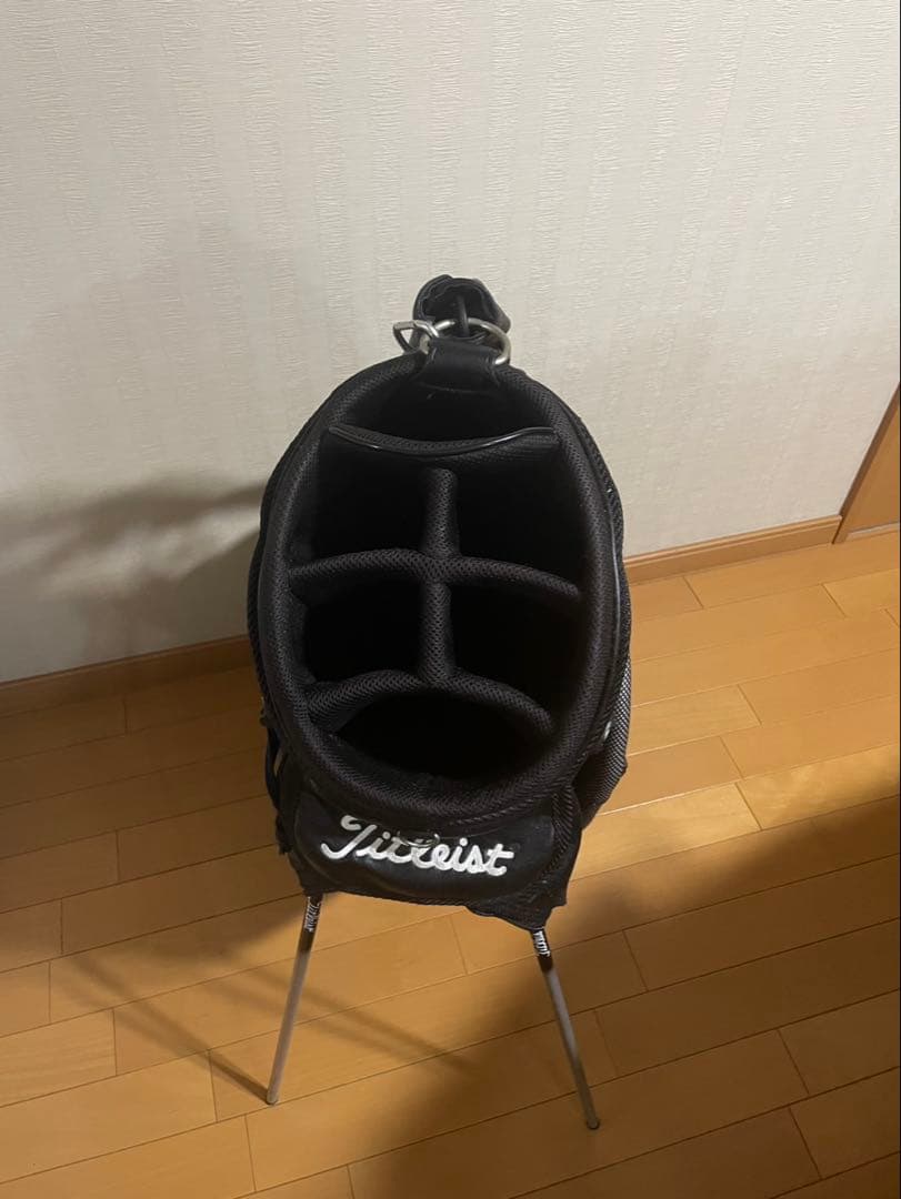 Titleist キャディバッグ 黒/金