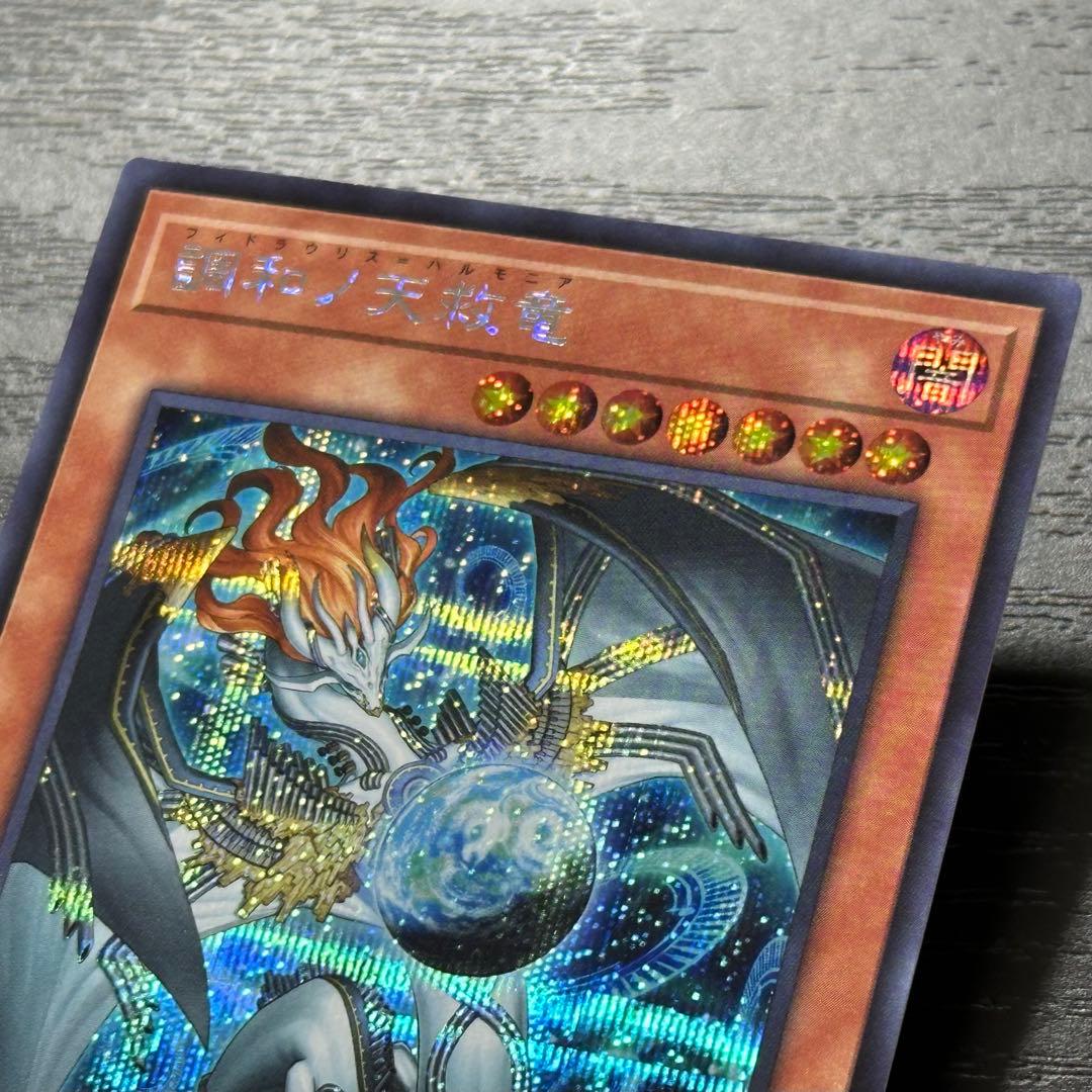 遊戯王 調和ノ天救竜 シークレット 日版